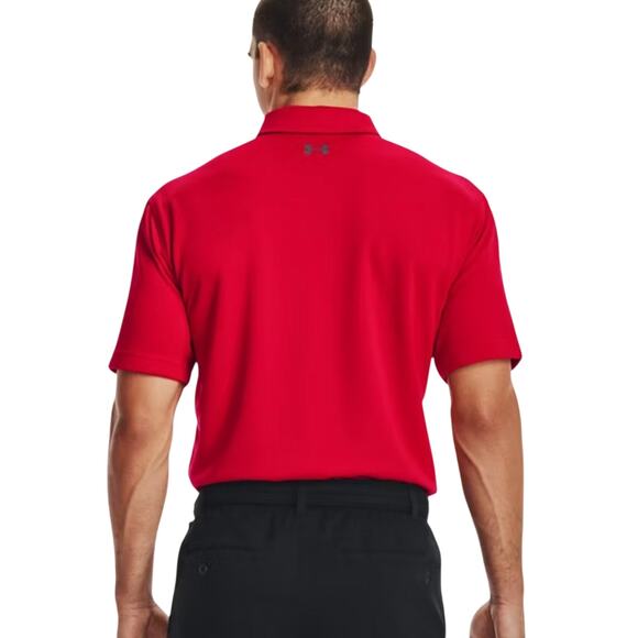 Under Armour Men's UA Tech™ Polo in Red Size L - Picture 2 of 3